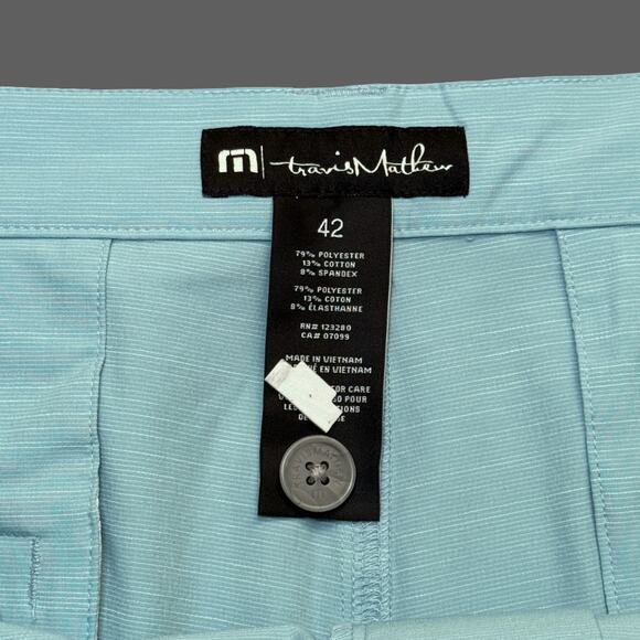 Travis Mathew SwitchBacks Short Blue Petit Four Size 42 NWT 1MW200 - Picture 6 of 9